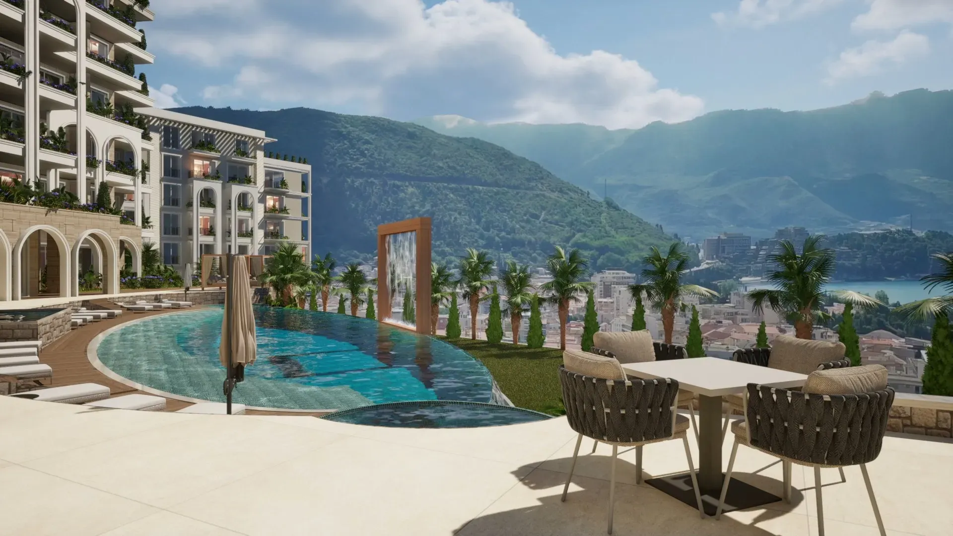 Royal View Resort & Spa City | Apartamenty z zapleczem wellness w Budvie