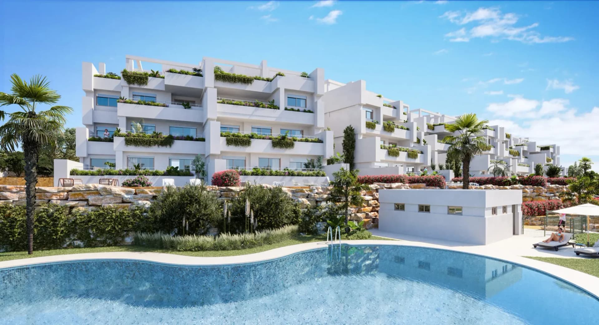 Aby Estepona | Apartamentos junto al campo de golf de Estepona cerca de la playa