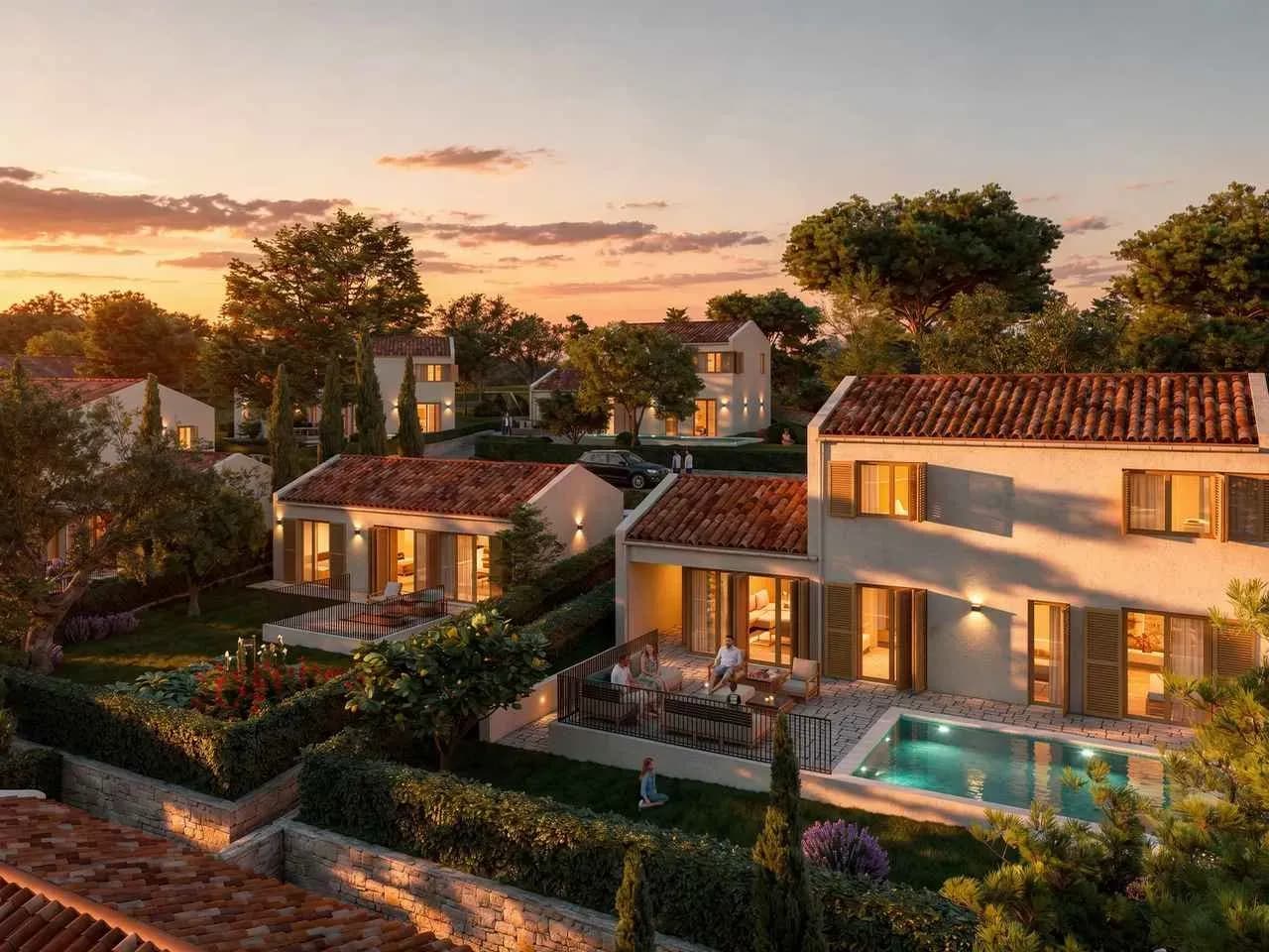 Crown Tivat Residences | Prywatne wille na wzgórzu w Kavaču koło Tivatu