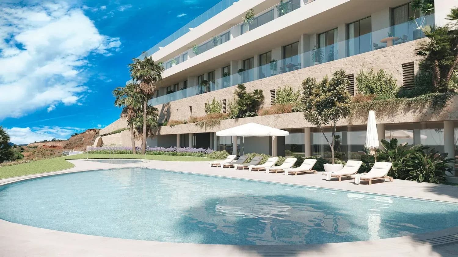 KOS El Higuerón | Modern Sky Top Villas with private pool